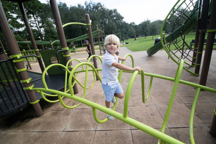child at playground