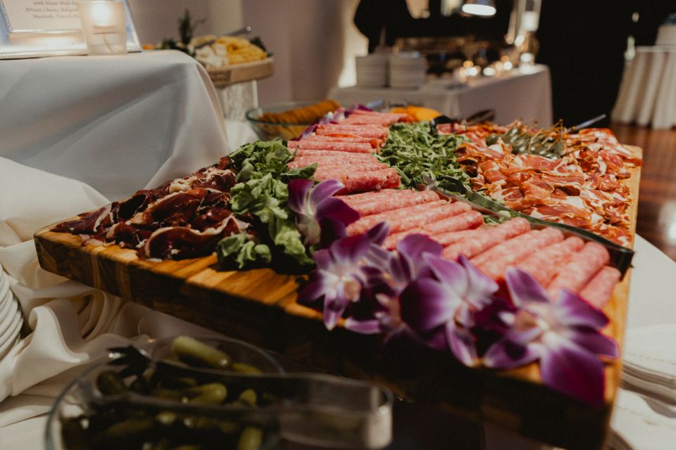 Catered food at an Audubon event