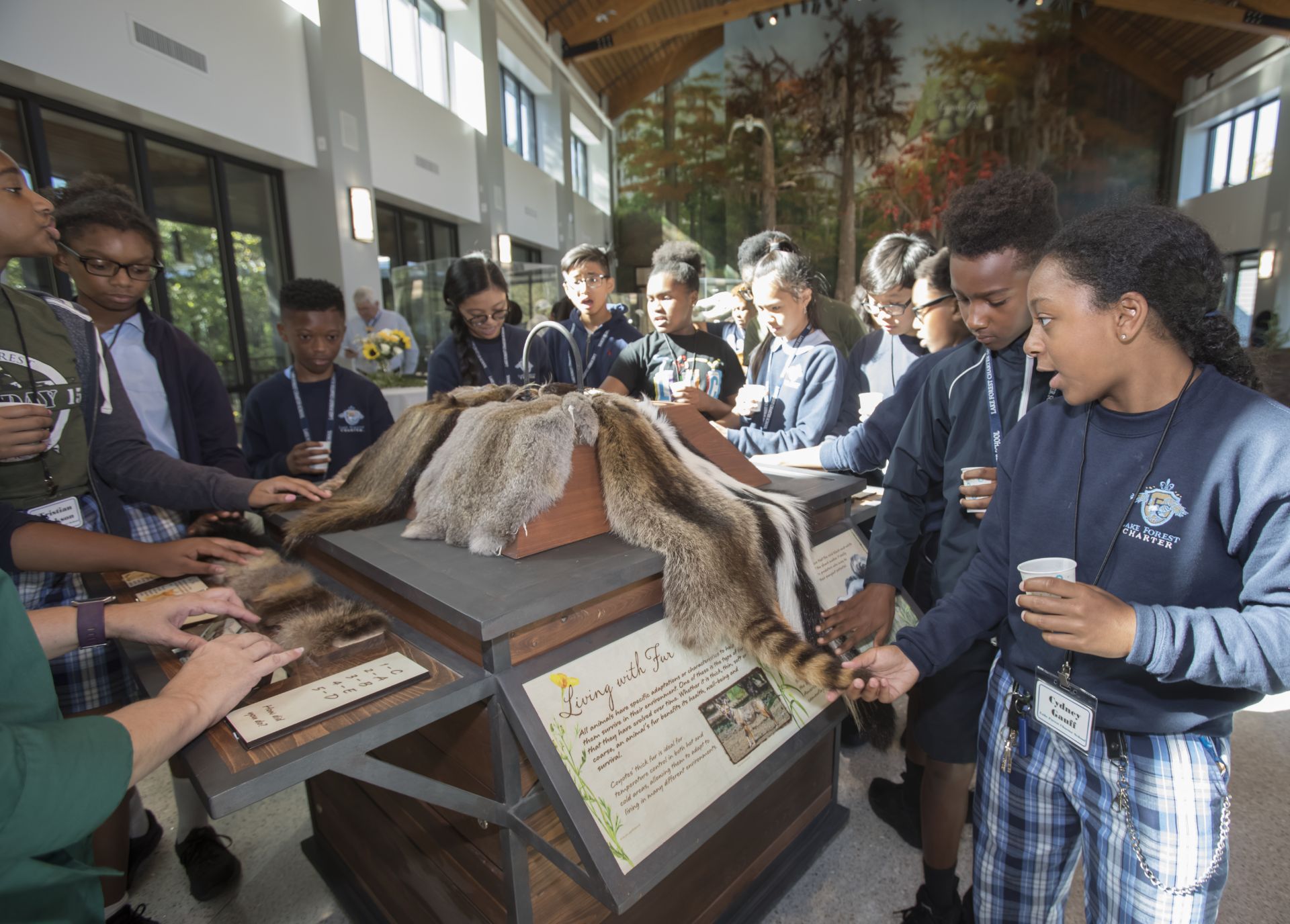 class at nature center